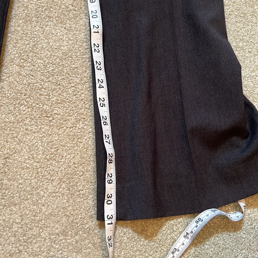 2 Pairs: Wider Leg Trousers 2 Similar Pairs of datk grey Women's dress Pants - Picture 10 of 11